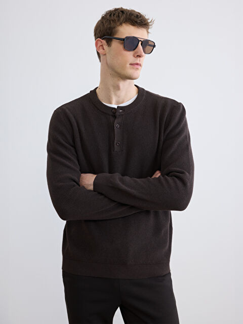 LCW Vision Bisiklet Yaka Erkek Triko Kazak - S6N332Z8-ZNT