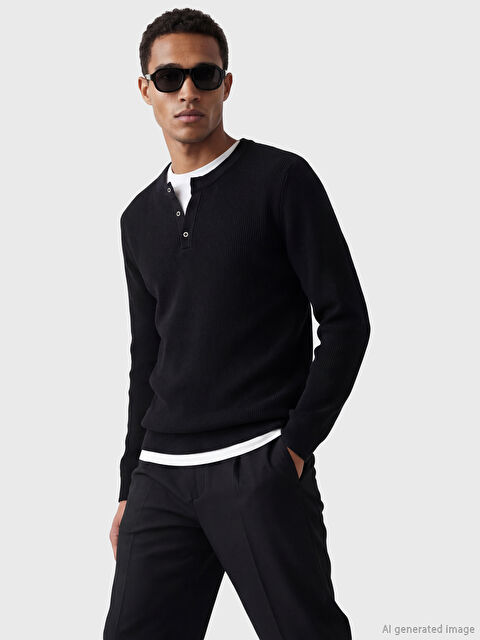 LCW Vision Bisiklet Yaka Erkek Triko Kazak