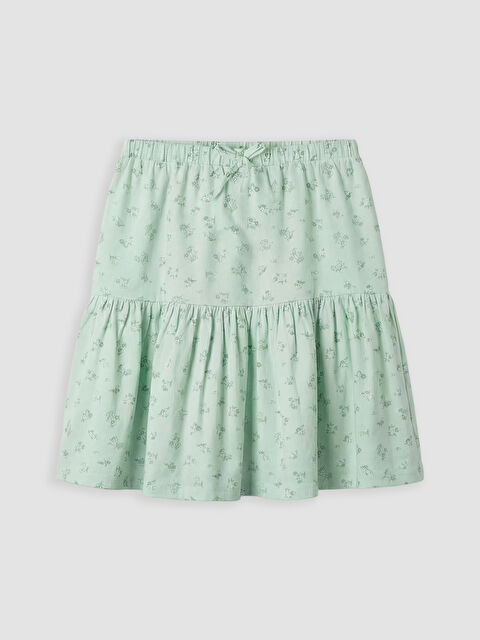 LCW Kids Kız Çocuk Çiçekli Etek