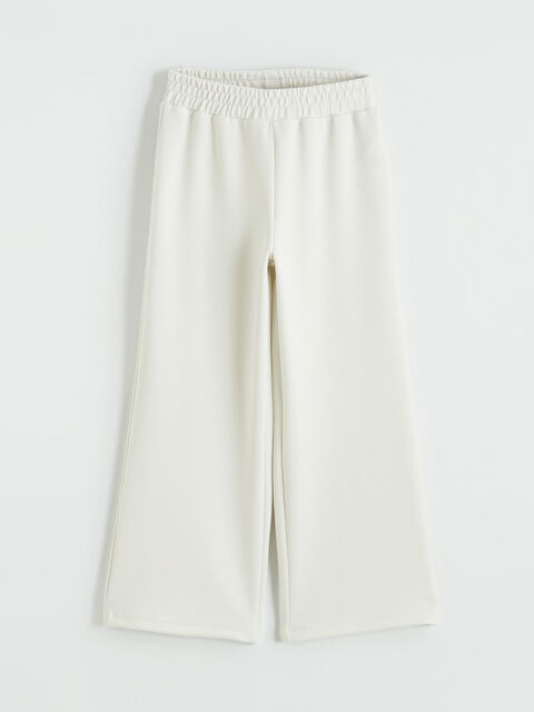 LCW ECO Geniş Paça Kız Çocuk Soft Touch Eşofman Altı - S6N358Z4-G0B