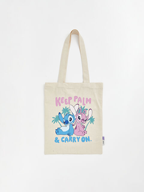 LCW ACCESSORIES Lilo & Stitch Baskılı Alışveriş Çantası - S6N363Z8-M0T