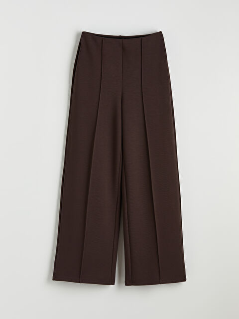 LCW Modest Yüksek Bel Geniş Paça Kadın Pantolon - S6N421Z8-HMK