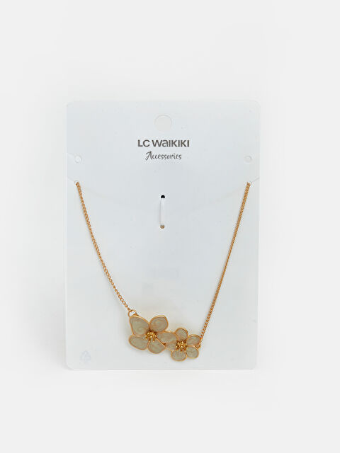LCW ACCESSORIES Çiçek Figürlü Kadın Kolye - S6N480Z8-J5T