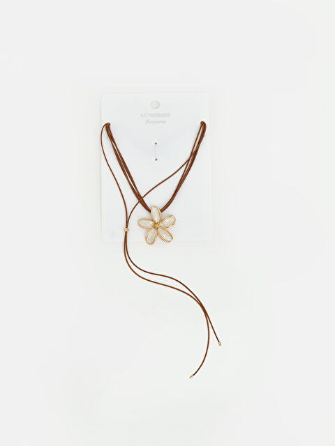 LCW ACCESSORIES Çiçek Figürlü Kadın Kolye - S6N488Z8-J5T