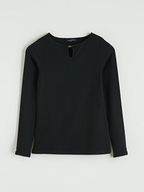 LCWAIKIKI Classic Bisiklet Yaka Kadın Body - S6N527Z8-CVL