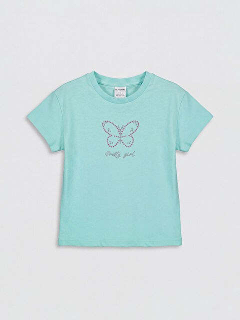 LCW baby Girl TURQUOISE T-Shirt