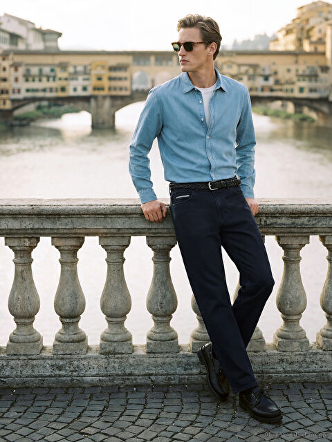 SOUTHBLUE Straight Fit Erkek Jean Pantolon - S6N643Z8-309