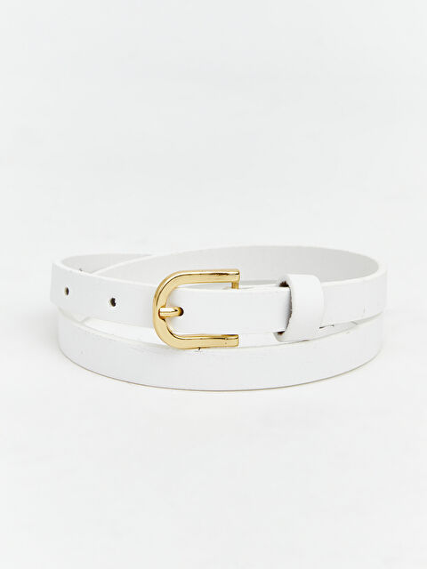 LCW ACCESSORIES Deri Görünümlü Kız Bebek Kemer  - S6N678Z1-ZUY