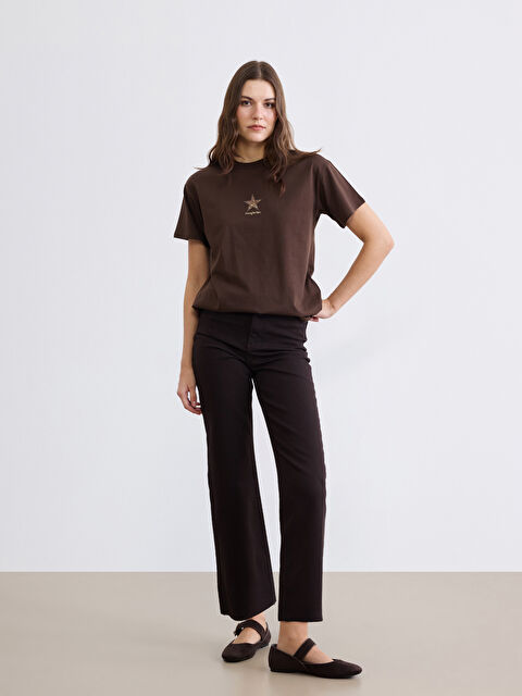 LCW Comfort Yüksek Bel Straight Fit Kadın Jean Pantolon - S6N701Z8-HCN