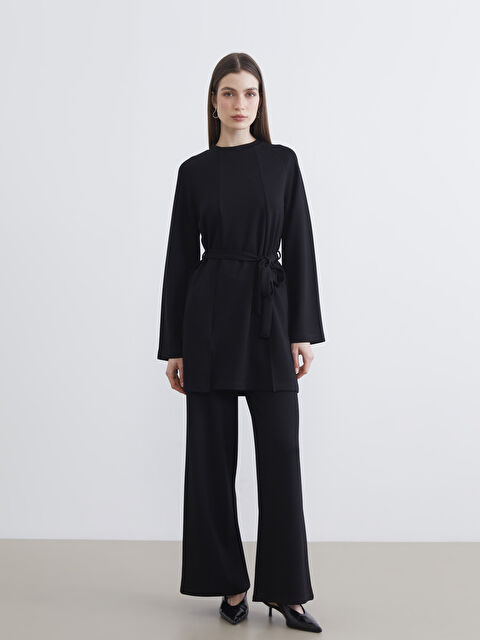 LCW Modest Woman BLACK Sweatpants - S6N735Z8-CVL