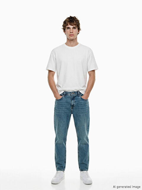 LCW Jeans 720 Dad Fit Erkek Jean Pantolon - S6N742Z8-H45