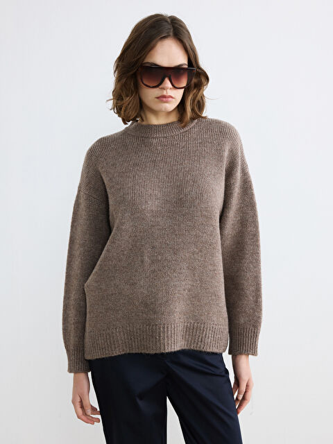 LCW Vision Bisiklet Yaka Kadın Triko Kazak - S6N873Z8-D6H