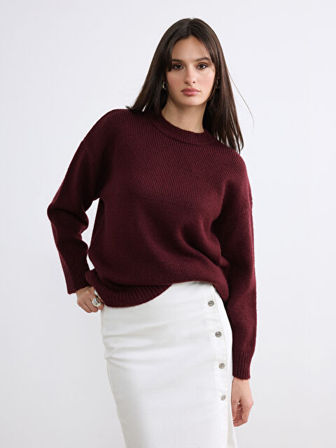 LCW Vision Bisiklet Yaka Kadın Triko Kazak - S6N873Z8-HFA