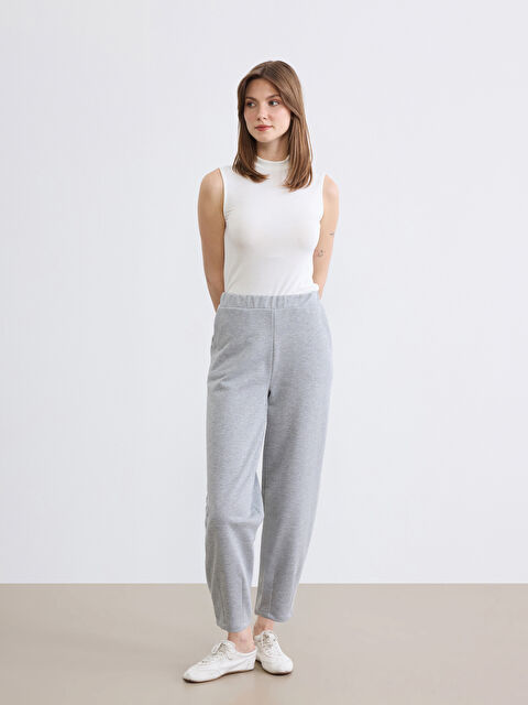 LCW EVERYDAY Beli Lastikli Soft Touch Kadın Eşofman Altı	 - S6N878Z8-CT3