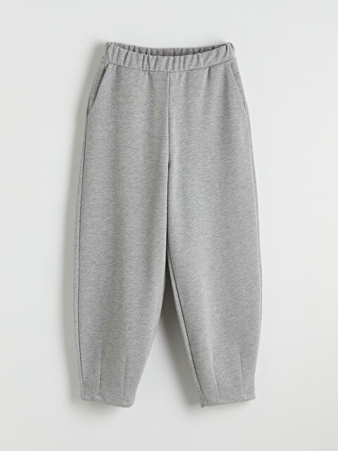 LCWAIKIKI Classic Beli Lastikli Soft Touch Kadın Eşofman Altı	 - S6N878Z8-CT3