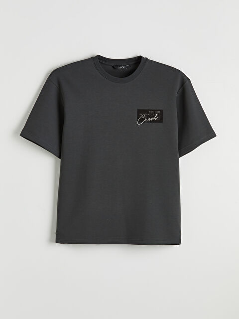 XSIDE Loose Fit NYC Baskılı Erkek Tişört - S6N885Z8-2WY