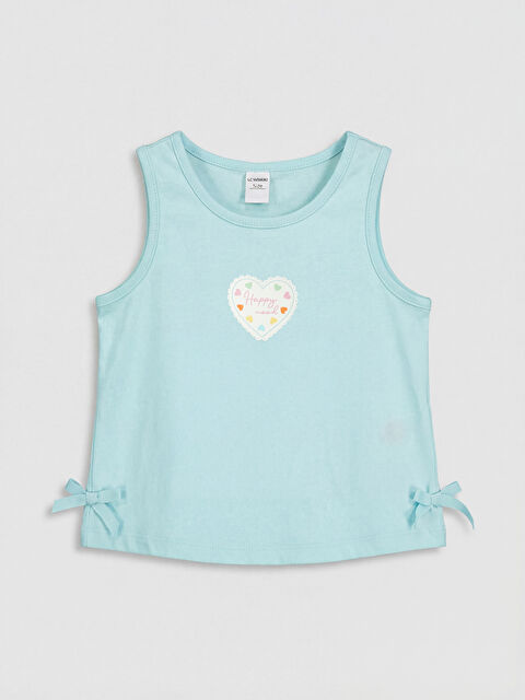 LCW Kids Baskılı Kız Çocuk Atlet - S6N911Z1-FVW