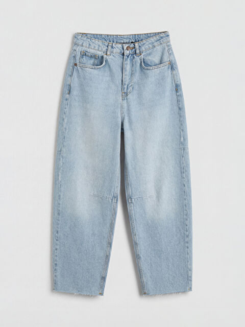 LCW Jeans Barrel Fit Kadın Jean Pantolon - S6N929Z8-311