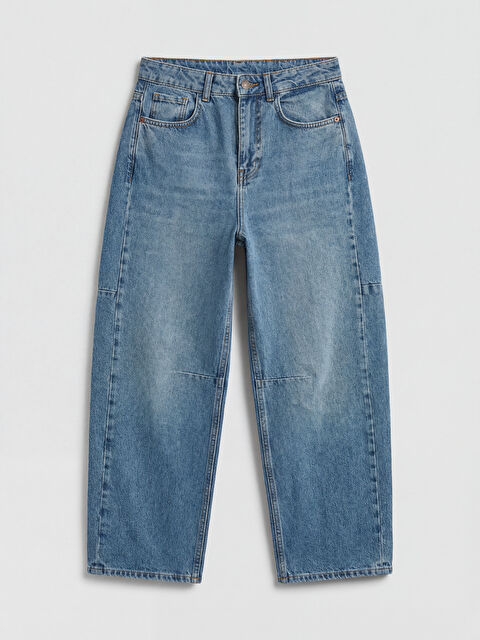 LCW Jeans Barrel Fit Kadın Jean Pantolon - S6N929Z8-507