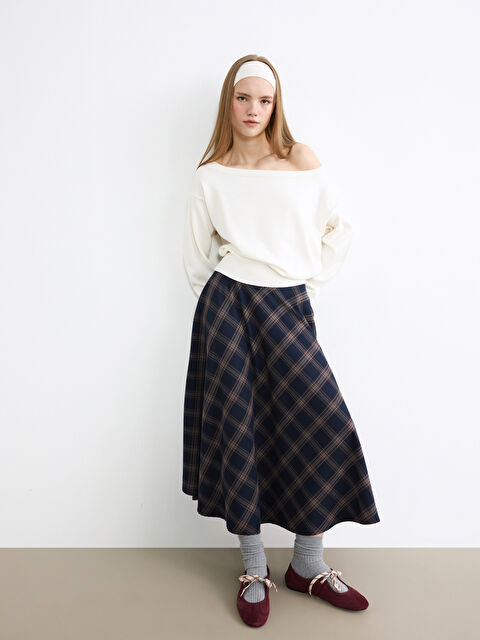 XSIDE Плисирана разкроена пола с еластичен колан. - S6N944Z8-1SD