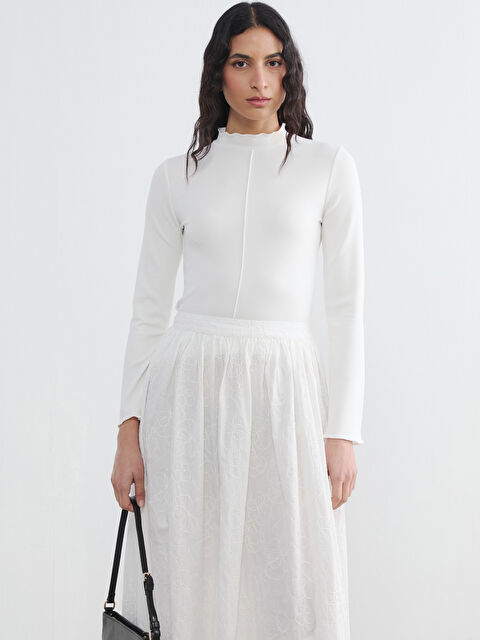 LCW Modest Dik Yaka Kadın Body - S6N988Z8-R9J