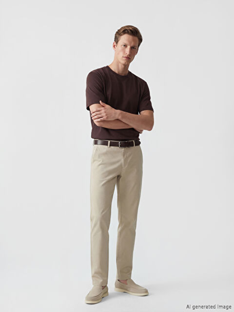 SOUTHBLUE Standart Kalıp Gabardin Erkek Pantolon