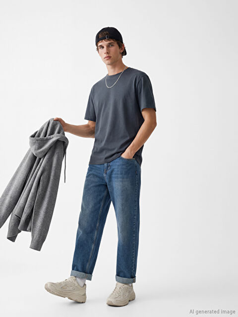 LCW Jeans Super Baggy Fit Erkek Jean Pantolon - S6NA55Z8-H45