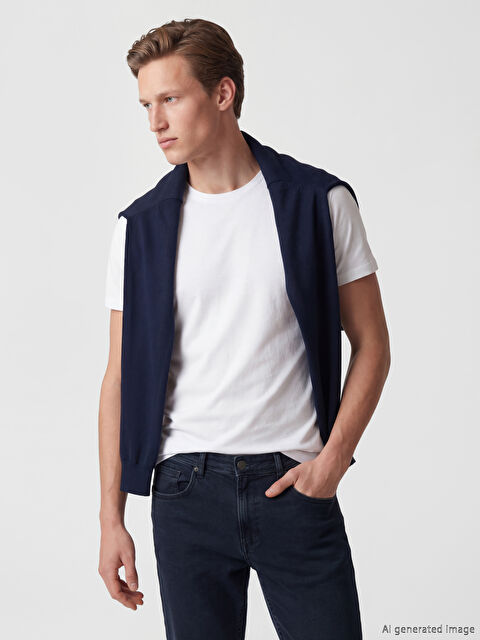 LC WAIKIKI Bisiklet Yaka Erkek Tişört