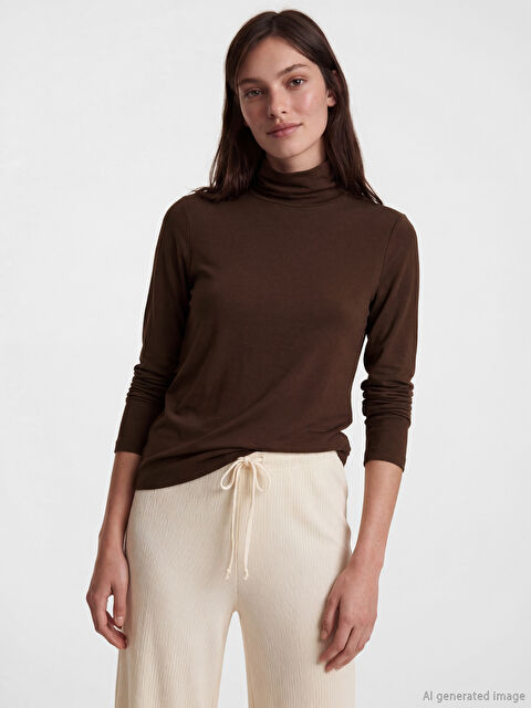 LCW DREAM Dik Yaka Modal Karışımlı Kadın Atlet