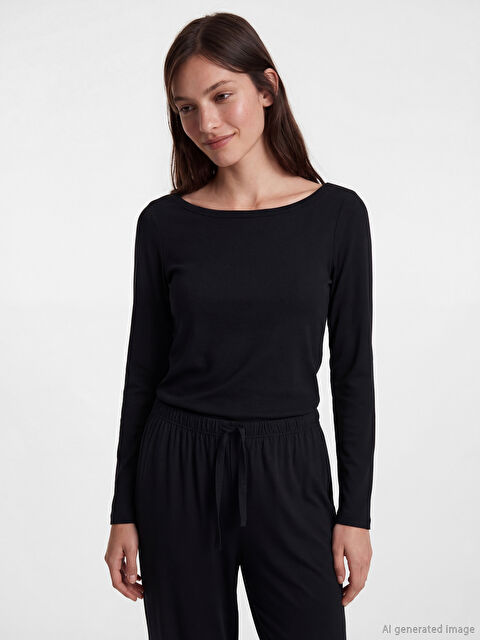 LCW DREAM Kayık Yaka Modal Karışımlı Kadın Atlet