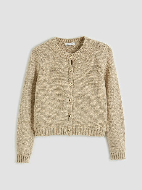 LCW Vision Bisiklet Yaka Kadın Triko Hırka - S6NB94Z8-SLR