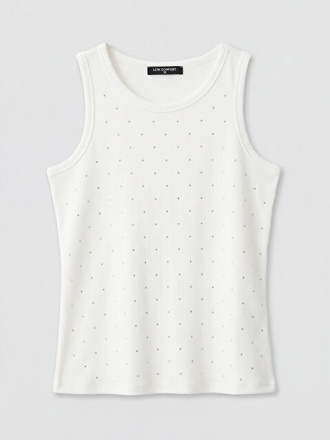 LCW Comfort Bisiklet Yaka Kadın Atlet - S6NB98Z8-R9J