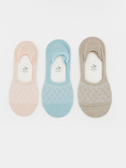 LCW ECO Ajurlu Kadın Babet Çorap 3'lü - S6NC08Z8-ZN5