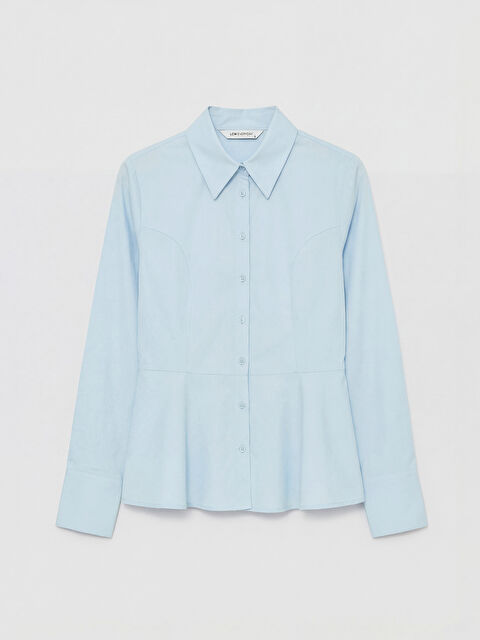 LCWAIKIKI Classic Poplin Kadın Gömlek - S6NC09Z8-1E7