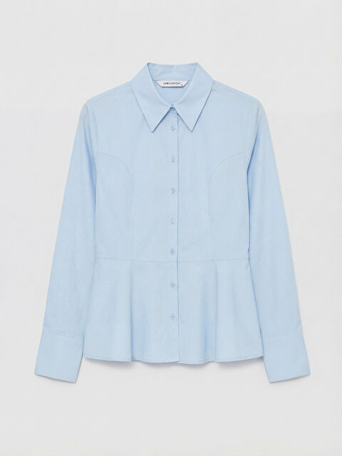 LCWAIKIKI Classic Poplin Kadın Gömlek - S6NC09Z8-1E7