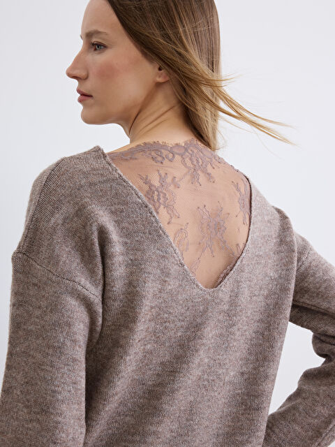 LCW Vision Bisiklet Yaka Kadın Triko Kazak	 - S6NC80Z8-D6H