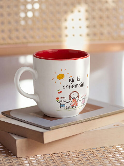 LCW HOME Baskılı Seramik Kupa 420 ml - S6ND40Z8-M0T