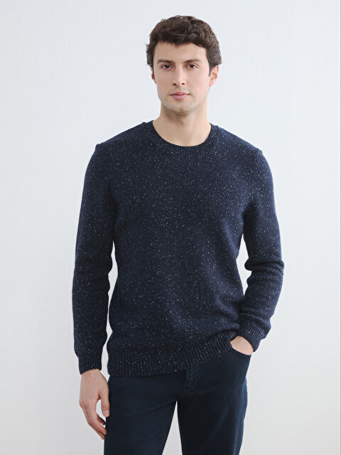 LCWAIKIKI Classic Bisiklet Yaka Yün Karışımlı Erkek Triko Kazak - S6ND43Z8-RFH