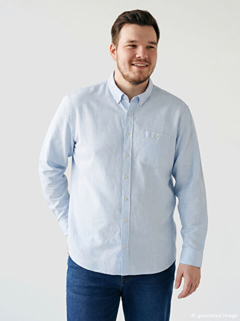 LCWAIKIKI Classic Regular Fit Erkek Gömlek - S6ND50Z8-CUN
