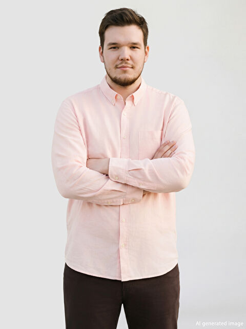 LCWAIKIKI Classic Regular Fit Erkek Gömlek - S6ND50Z8-G3G