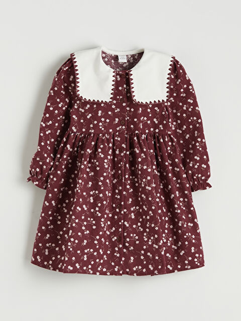 LCW Kids Girl BORDEAUX Dress - S6ND69Z1-LQV
