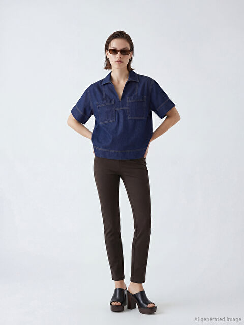 LCW Vision Dar Fit Kadın Pantolon - S6NE97Z8-ZKP