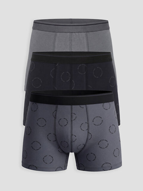 LC WAIKIKI Regular Fit Erkek Boxer 3'lü - S6NF16Z8-LQJ