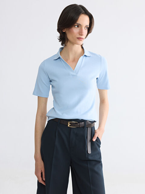 LCW EVERYDAY Polo Yaka Kadın Tişört