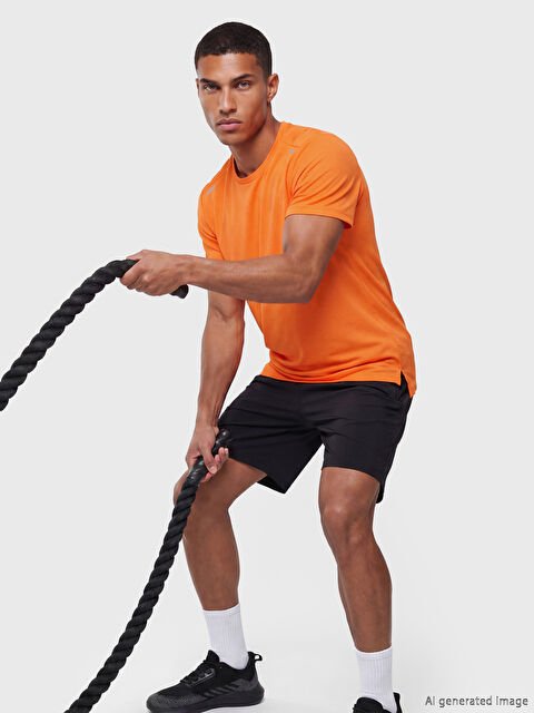 XSIDE ACTIVE قميص رياضي رجالي بياقة دائرية