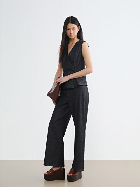 LCW Vision Wideleg Kadın Jean Pantolon - S6NF50Z8-309