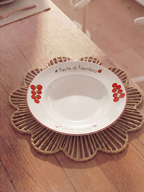 LCW HOME Baskılı Seramik Makarna Tabağı - S6NF85Z8-M0T