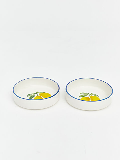 LC WAIKIKI Limon Baskılı Seramik Kase 2'li 13 cm - S6NF91Z8-M0T