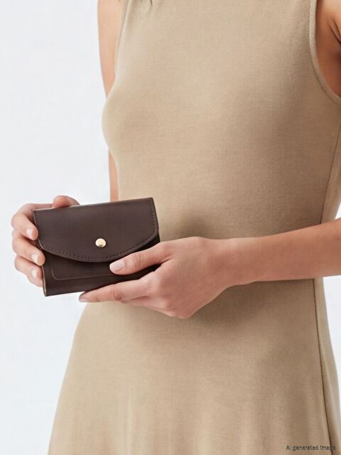 LCW ACCESSORIES Deri Görünümlü Kadın Cüzdan