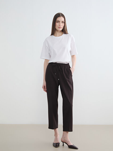 LCWAIKIKI Classic Beli Lastikli Kadın Pantolon - S6NG25Z8-1FY